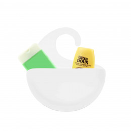 Panier de douche blanc M