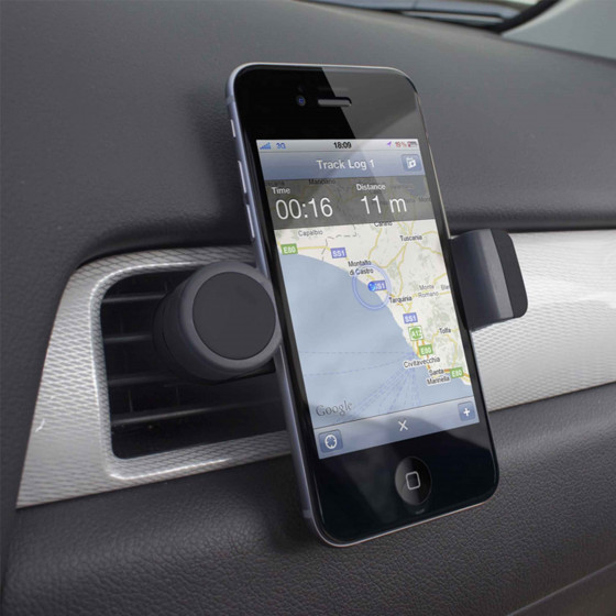 Support de téléphone sur grille de ventilation