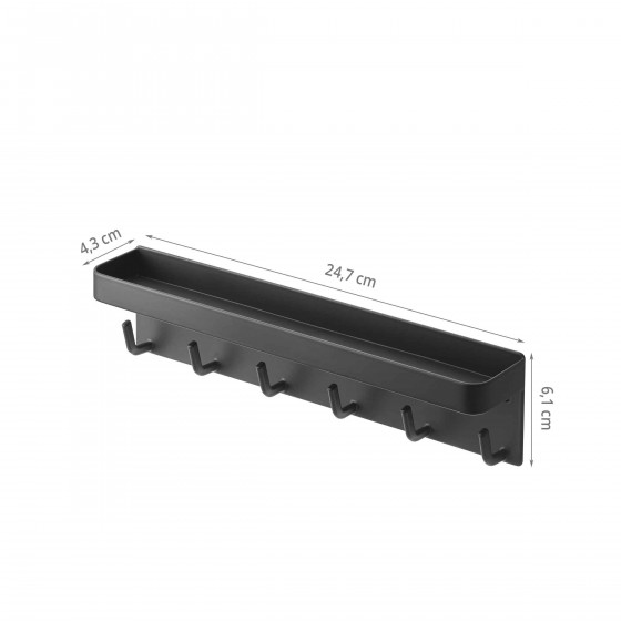 Vide poche magnétique noir