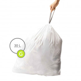60 sacs poubelles pour poubelle 30 litres 