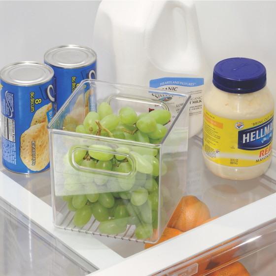 Organisateur M de réfrigérateur ou placard en plastique transparent