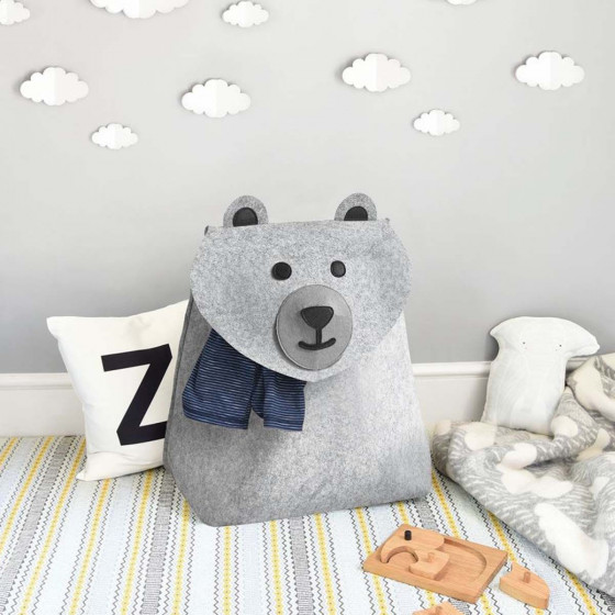 Panier à linge en feutre enfant