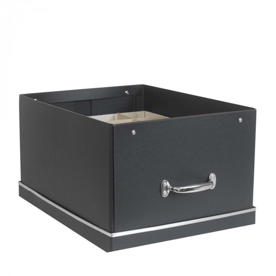 Grande boîte de rangement 40 compartiments Graphite