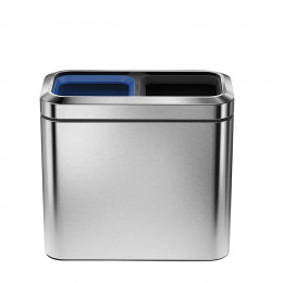 Poubelle de recyclage pour salle de bain 2x10 litres