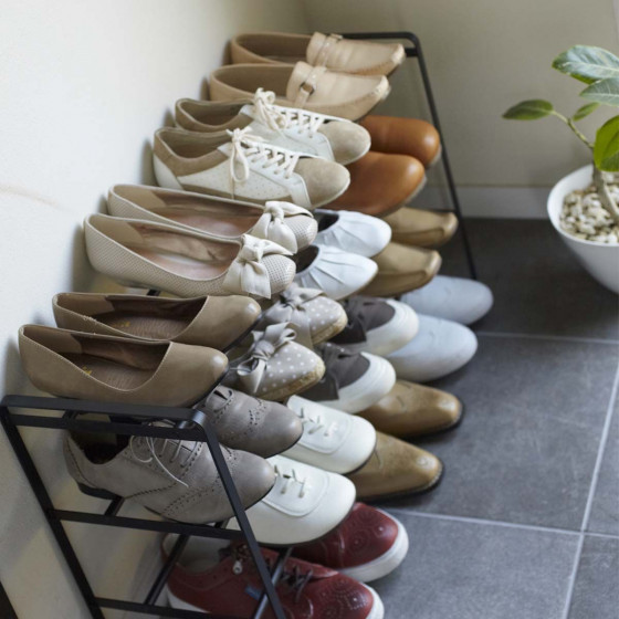 Étagère à chaussures extensible 3 étages