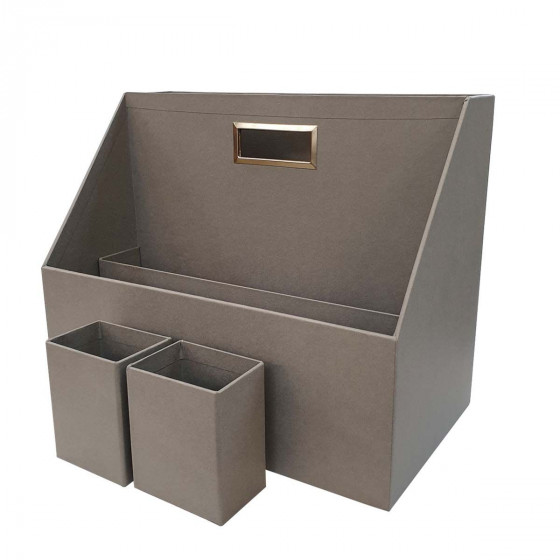 Casier interne gris pour bureau nomade