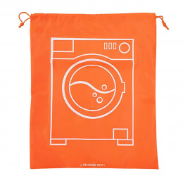 Sac à linge sale orange fluo