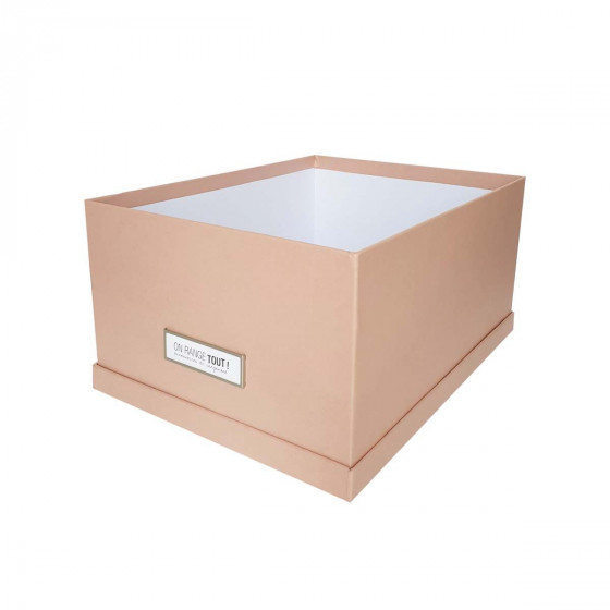 Boîte à DVD en carton rose pastel