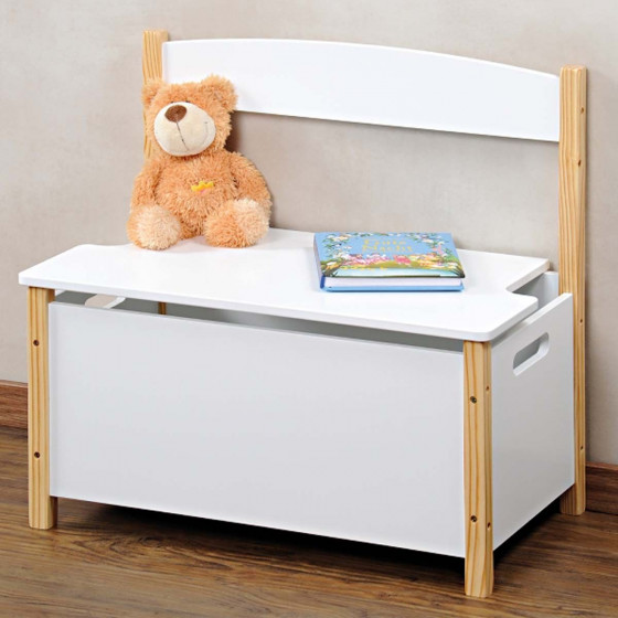 Petit banc de rangement pour enfant