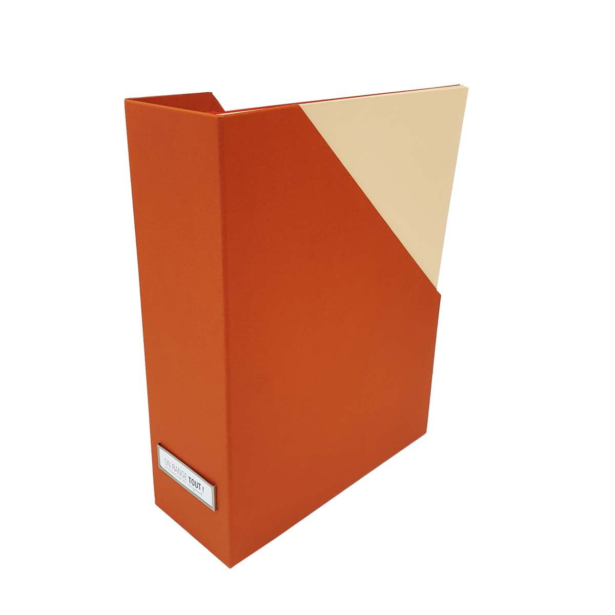 Range-documents en carton orange terracotta - Classement et archivage - ON  RANGE TOUT