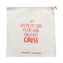 Sac à vrac en coton biologique pour fruits et légumes