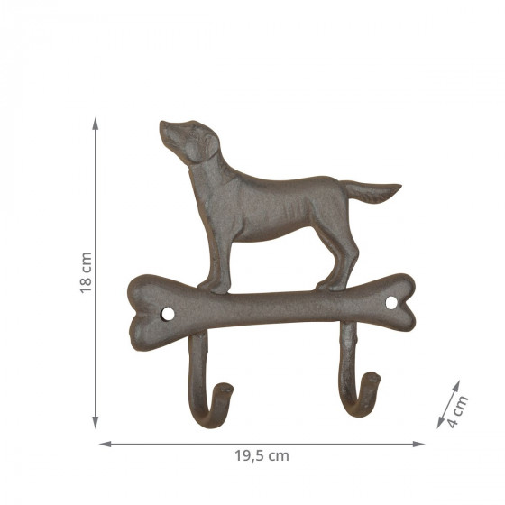 Crochets chien en fonte