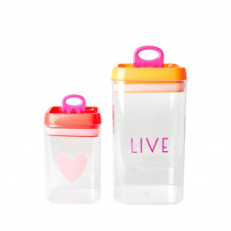 2 boîtes alimentaires ludiques
