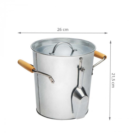 Seau à glace et bouteilles