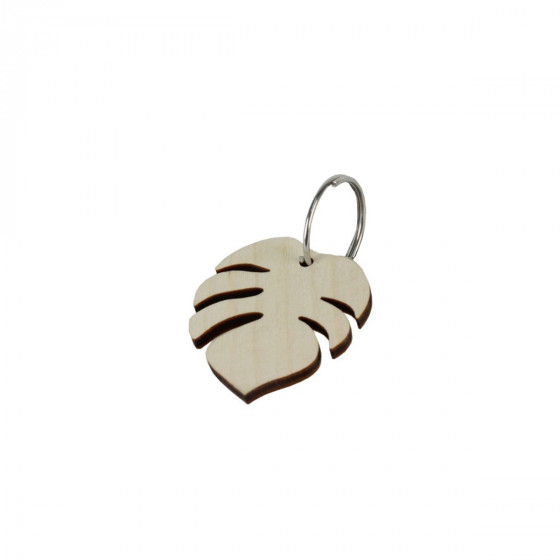 Porte clé feuille Made in France