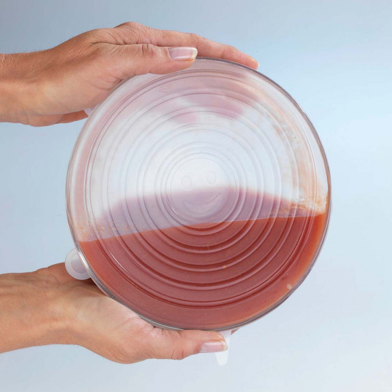 6 couvre-pots en silicone