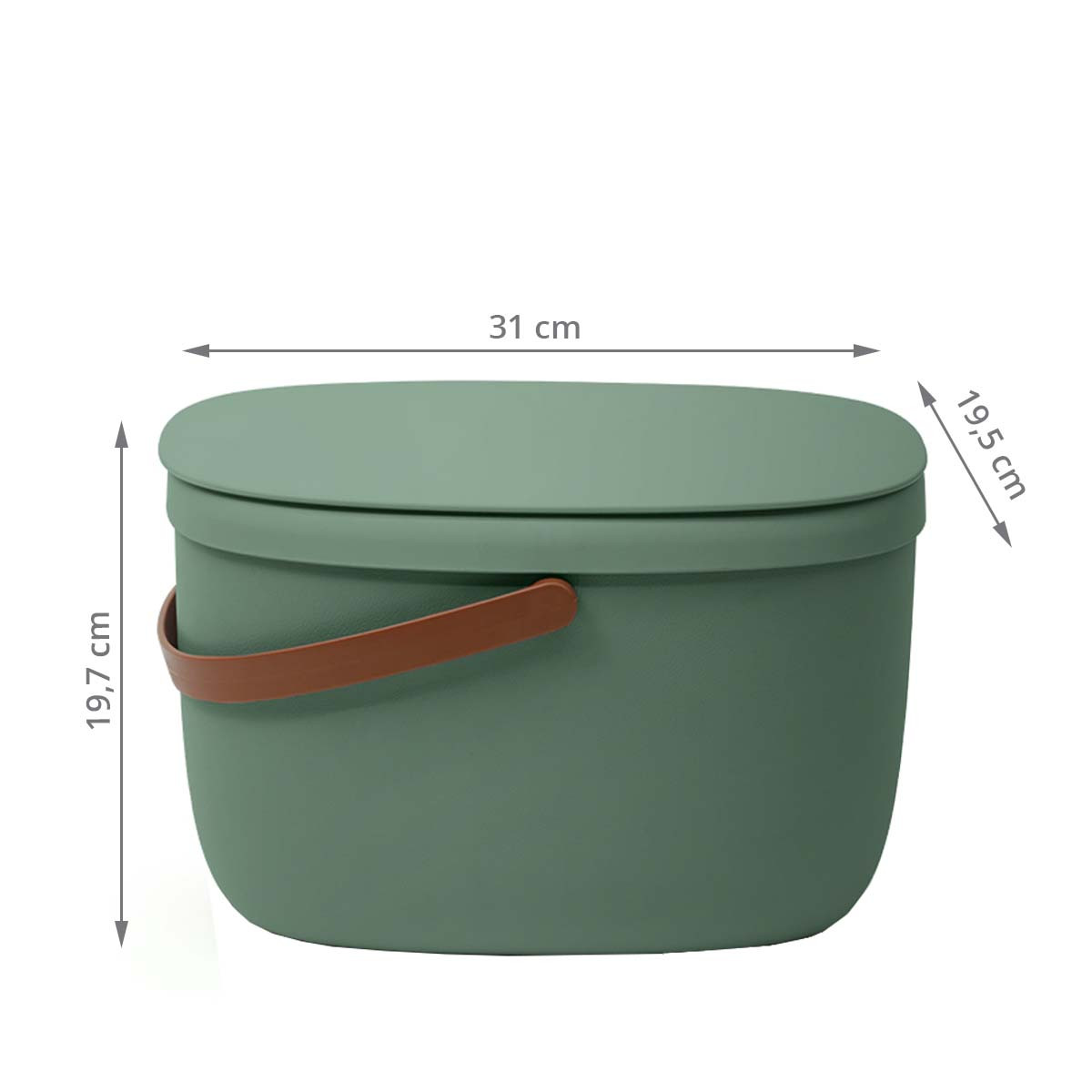 Seau de compostage pour déchets de cuisine - 6,3 litres - Webshop - Matelma