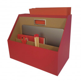 Boîte de rangement bicolore pour flex office