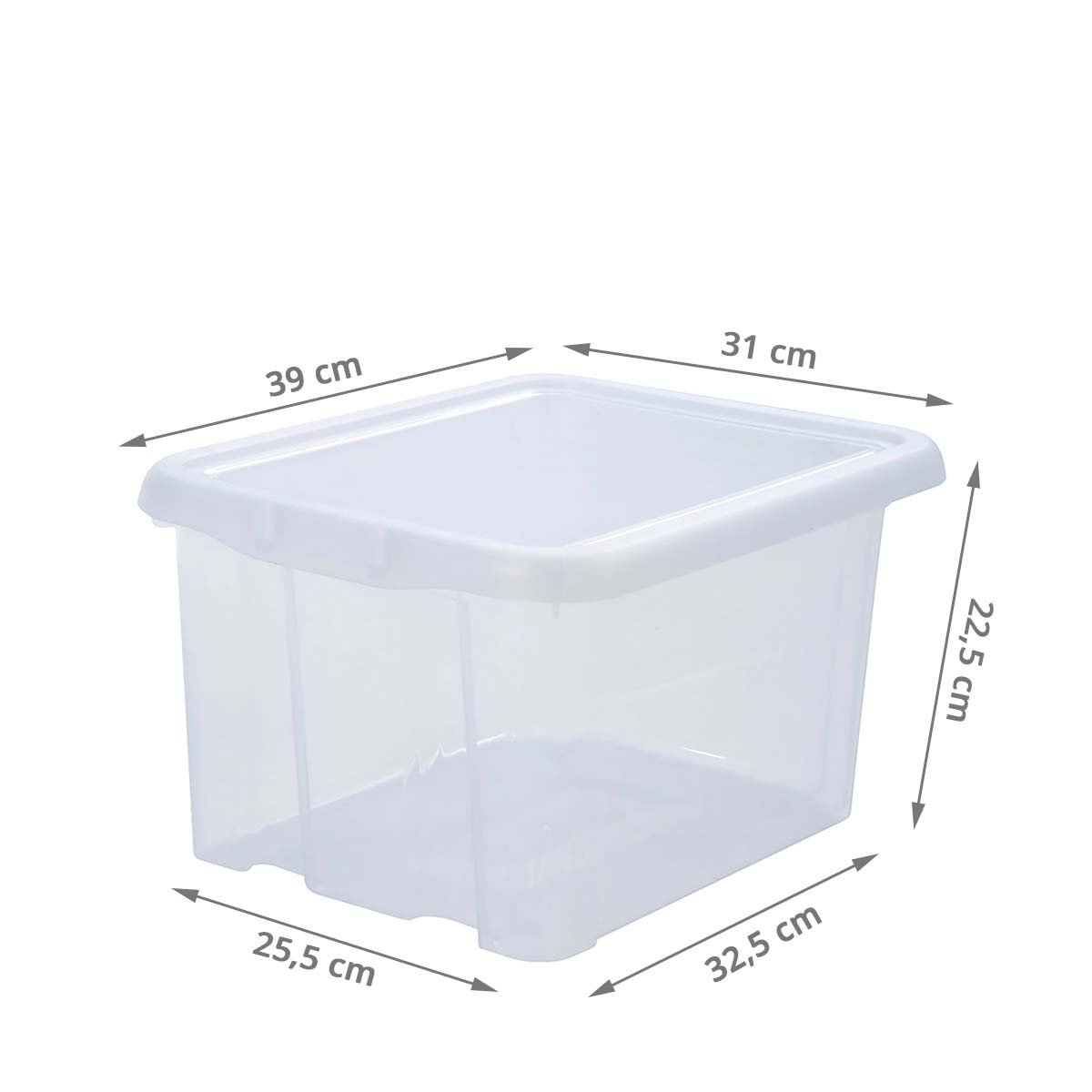 Boite plastique transparente - BASICBOX CLC-XL