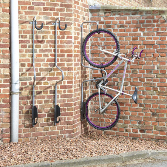Range-vélo mural vertical