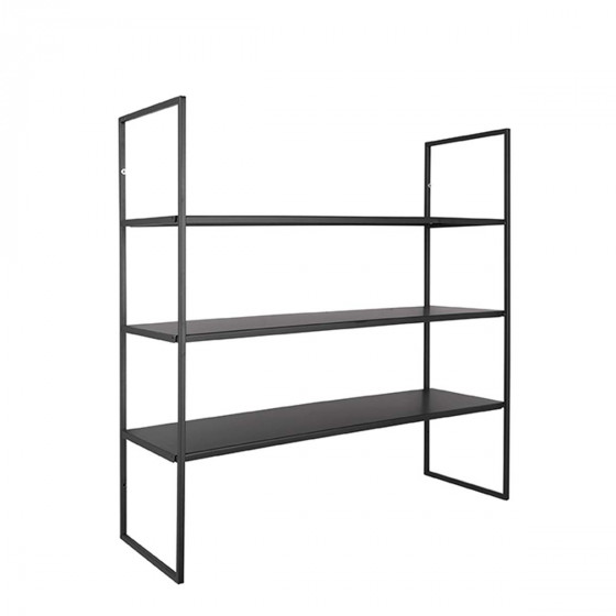 Etagère murale noire 3 niveaux