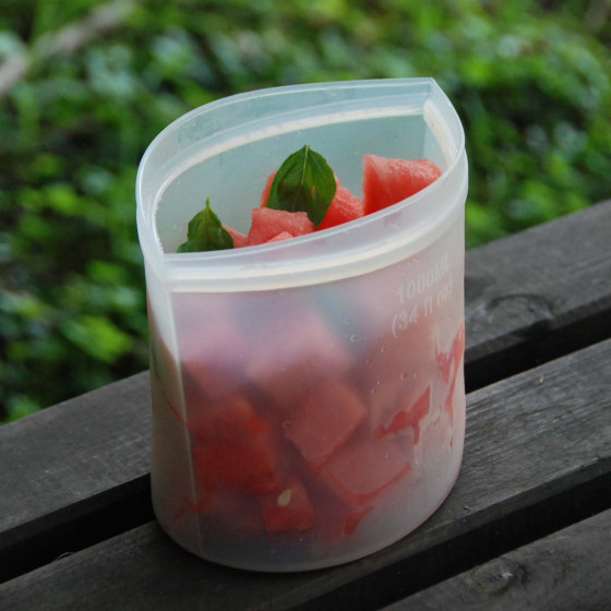 4 sacs de conservation alimentaire réutilisables