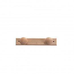 Patère en bois 2 têtes