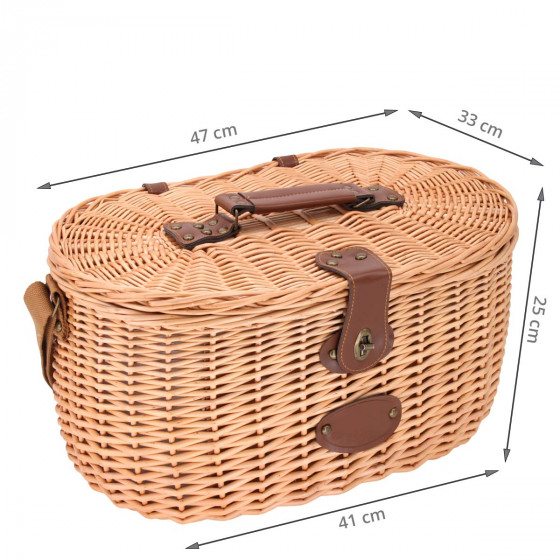 Panier à pique-nique ovale 4 personnes