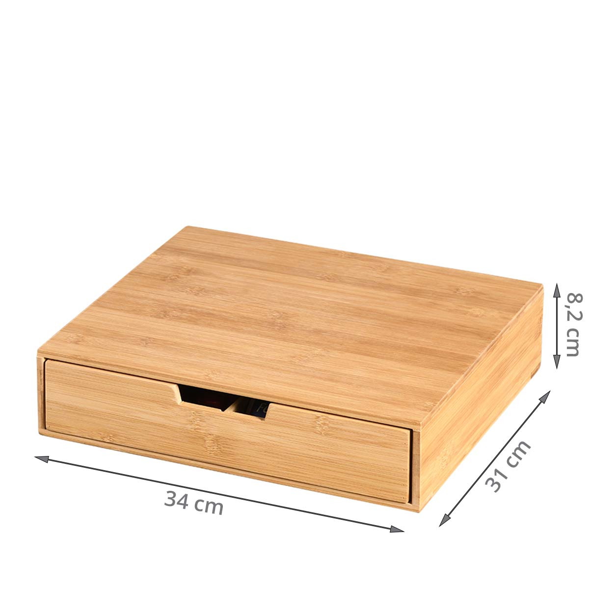 Relaxdays Range-épices pour le tiroir, 3 compartiments, horizontal