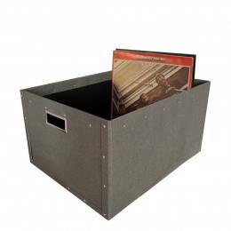 Meuble de rangement pour disques vinyle LP - 2 compartiments - blanc -  Rangement CD / DVD - Achat & prix