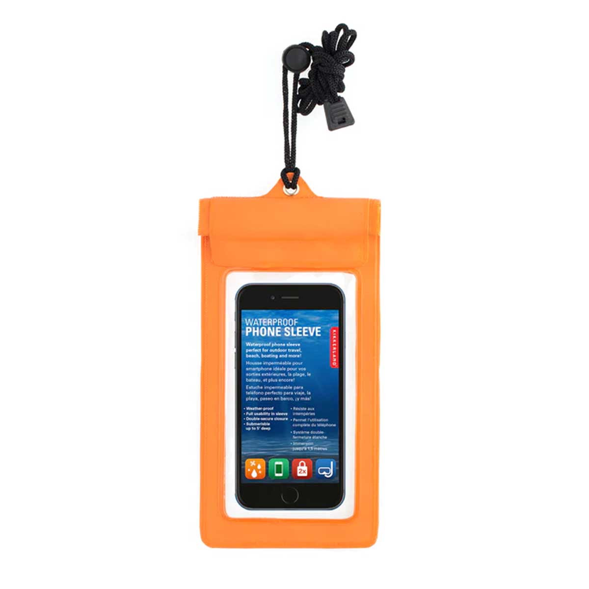 Pochette étanche pour smartphone - Orange - ON RANGE TOUT