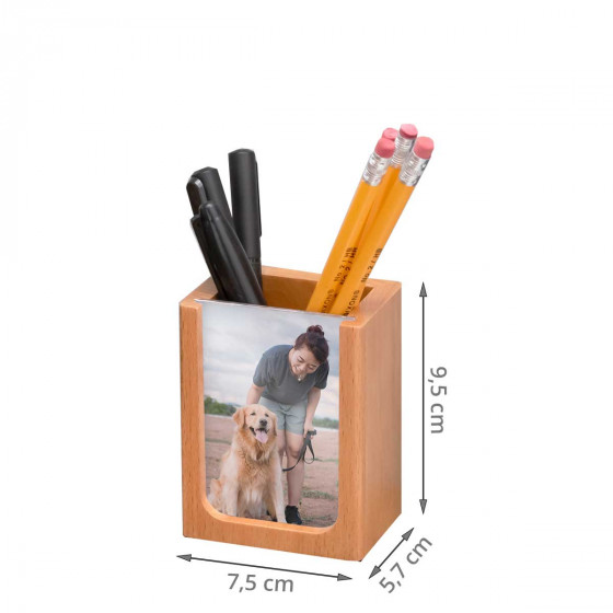 Pot à crayons cadre photos S