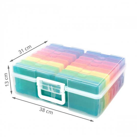 Mallette de rangement pour photos 10x15