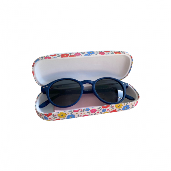 Etui à lunettes fleuri