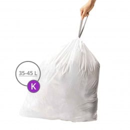 20 sacs poubelles pour poubelle à pédale 40 litres