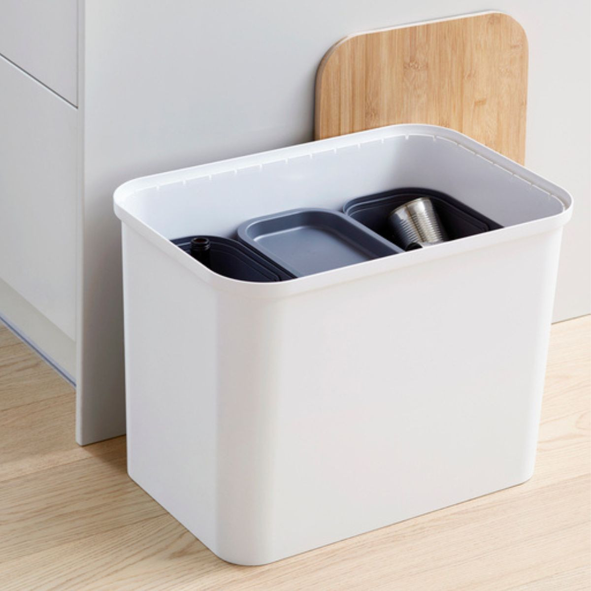 GOALONE – poubelle étroite 3 en 1 pour toilettes et cuisine, 6l