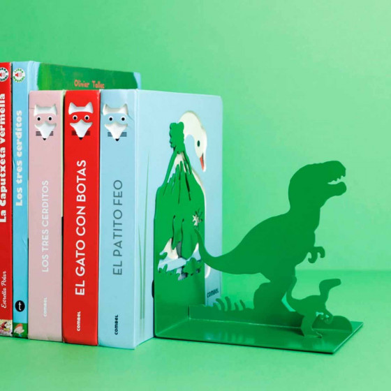 Serre-livre dinosaure
