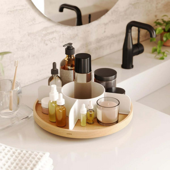 Plateau de rangement tournant design