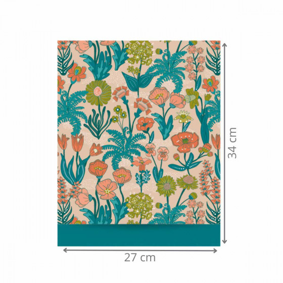 Pochette cadeau vintage 27 x 34 cm