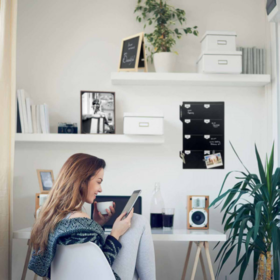 Week planner ardoise 50x30