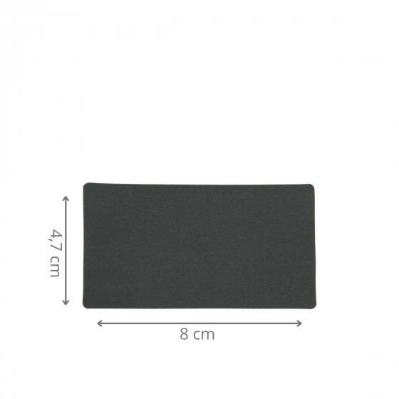 8 étiquettes rectangulaires ardoise