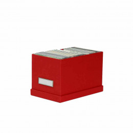 Boîte à CD en carton rouge