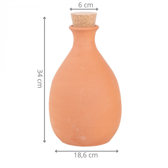 Olla à planter en terre cuite 4 litres