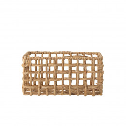 Long panier de rangement en rotin - 15x47x24 - ON RANGE TOUT