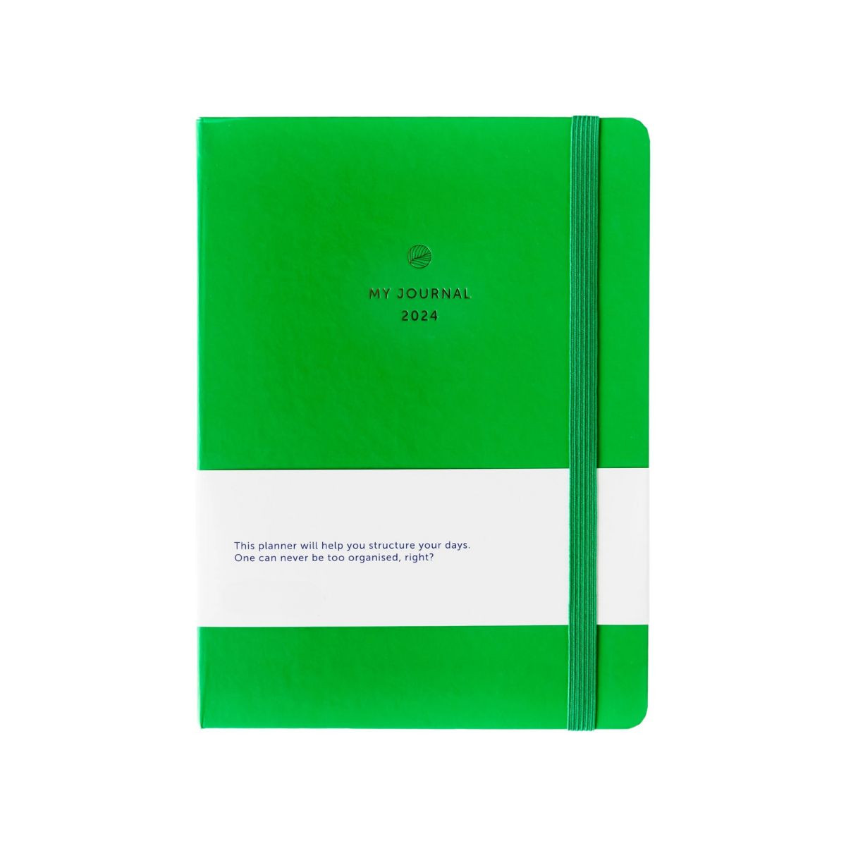 Agenda 2024 - Vert vif - Avec 46 pages de listes - ON RANGE TOUT