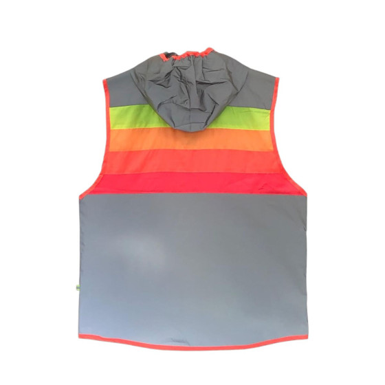 Gilet de sécurité fluo avec capuche M