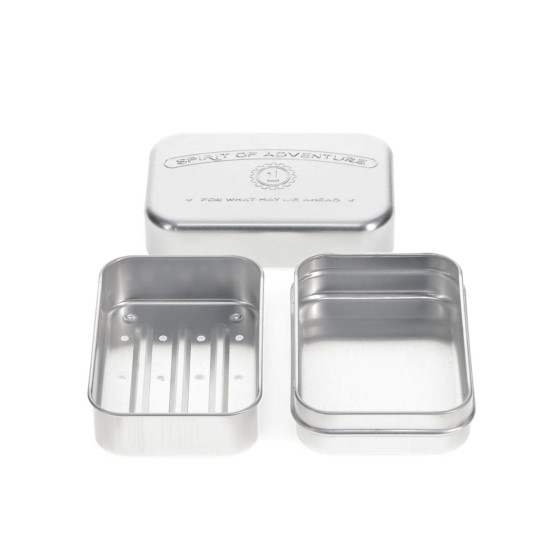 Boîte à savon en aluminium