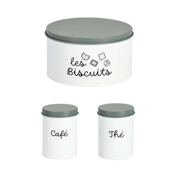 Boîte à café en métal