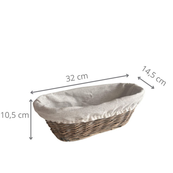 Panier à pain en osier
