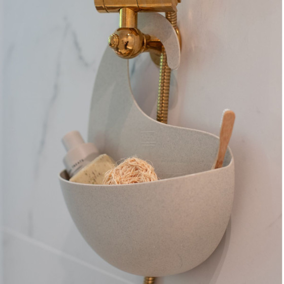 Rangement de douche à suspendre beige L